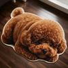 2D Home Decor Carpet Non-Slip Cartoon Carpet Cute Dog-Shaped Area Rug  Living Rooms