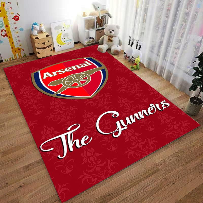 Arsenal The Gunners carpet Designed floor mat, suitable as a non-slip mat for the living room or bedroom sofa