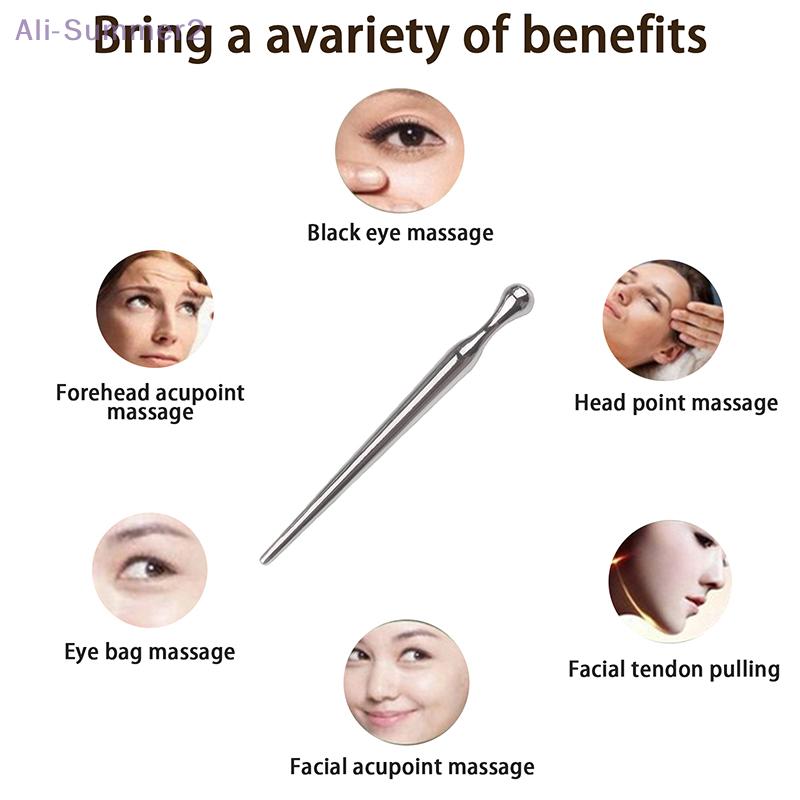 Acupuncture Pen Metal Manual Acupuncture Pen Trigger Point Massager Deep Tissue Massage Tool For Body Pain Relief Care