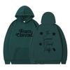 Oversized Hooded Sweatshirt With Graphic Print Teens Unisex Loose Fit Winter Streetwear