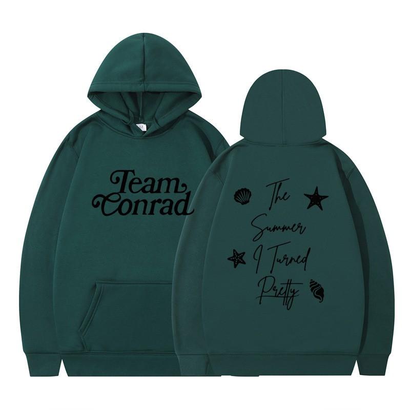 Oversized Hooded Sweatshirt With Graphic Print Teens Unisex Loose Fit Winter Streetwear