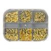 Nail Art Jewelry, Mystery Series Cross Star Moon 6-Grid Mixed Box Nail Jewelry