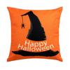 Halloween Pillowcase   Ghost Printed Linen Home Sofa Cushion Cover Pillowcase Halloween Pillowcase Decoration