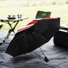 Carolina Hockey Logo Umbrella Folding umbrella, automatic umbrella 8-Frame for Travel, camping Use Gift for Halloween Christmas