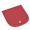 Bag   Cover Split Leather Magnetic Buckle   Hand Made Handbag Parts with Bronze Accessories 12.6x13.7cm(Brown )