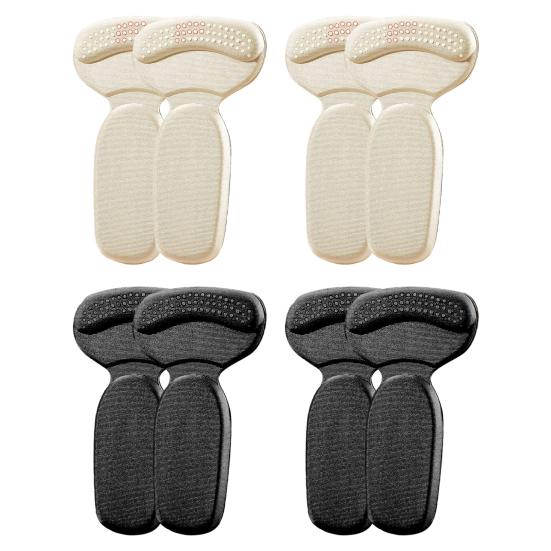 2/4 Pairs Shoes Heel Pads Anti-Slip Heel Liner Protectors Cushion Too Big Loose Shoes Heel Inserts Filler Blister Prevention Pain Relief Heel Grips