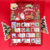 Christmas Jewelry Advent 2025 Kids Bracelets Countdown Calendar 24 Days Holiday Ornament Craft Supplies For Teens Family