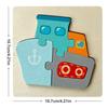 1pc 10.7cm Colorful 3D Puzzles for Kids Cartoon Animals Jigsaw Puzzle Games Children Educational Wooden Toys