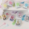 Mini Photo Organizers 16 Pocket Page Transparents Display Book for Sticker Polaroids Memory