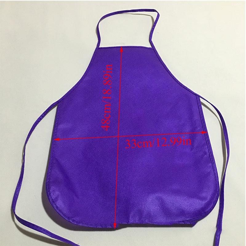 1Pcs Children Aprons Waterproof Non-Woven Fabric Painting Pinafore Kids Apron for Activities Art Painting Class Craft Unisex