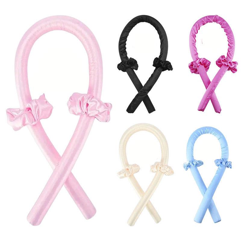1Set Woman Heatless Curling Rod Heatless Hair Curls Headband Make Hair Soft Shiny Hair Curler Hairdressing Tools Accessories
