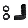 Angled Nylon Plastic Thru Hull Bilge Fitting Bilge Pump Aerator Hose Boat Marine Yacht Sail Accessories