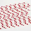 100pcs 3 Colors Disposable Paper Straw Multipurpose Heart Print Beverage Straw Environment Protection Paper Pipette Cafe
