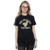 Disney Womens/Ladies Tinker Bell Original Topknot Cotton Boyfriend T-Shirt