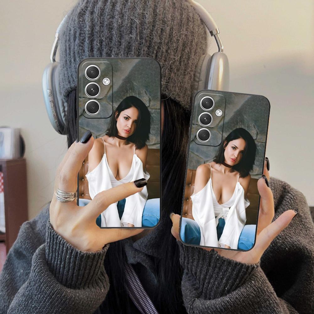 Fashion Eiza Gonzalez Matte Mobile Phone Case for Samsung Galaxy S26 S25 S24 S23 S22 S21 S20 Note20 Plus FE Ultra Colorful Cover