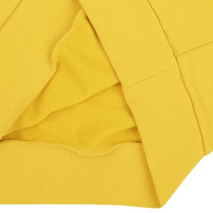 MLB Sweatshirts Unisex Yellow Crew Neck Moderate Regular 31MTC1941-50Y XS