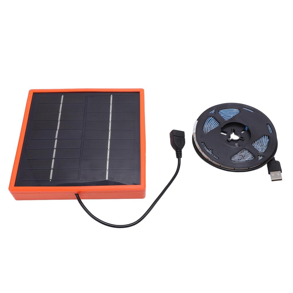 Solar Plant Growth Light 5W Full Spectrum Stable LED Solar Powered Grow Light for Aquarium