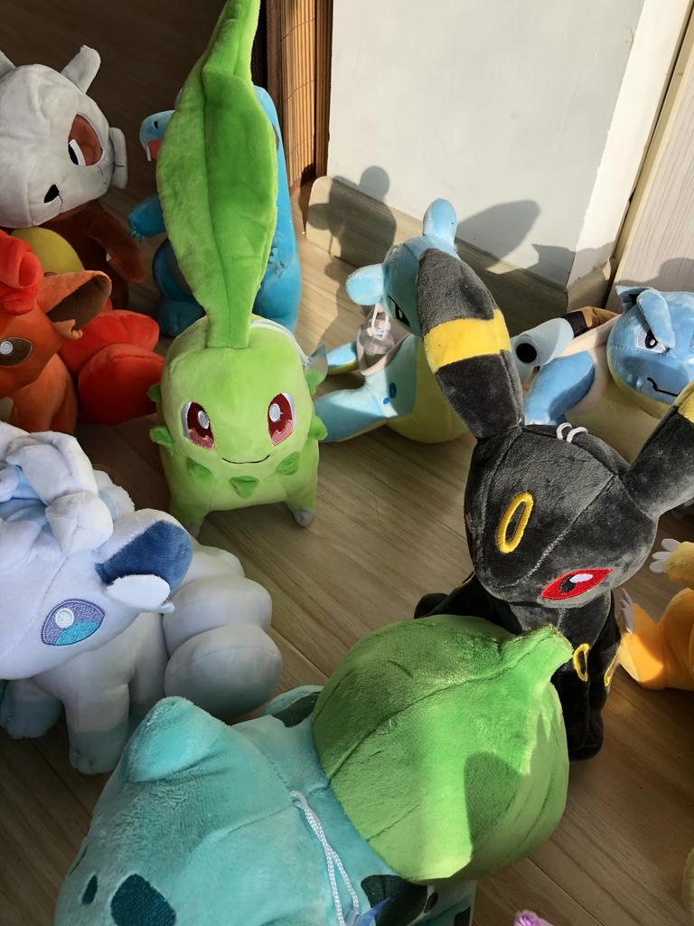POKEMON Pikachu Peluche Plush Toy Gengar Eevee Charizard Chikorita Blastoise Plush Doll Soft Cartoon Piplup Toys for Kids Gift
