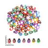 100pcs Wooden Mini Bee Ladybugs DIY Craft Scrapbooking Home Garden Decoration Wedding Party Kids Gift Self Adhisive Wall Sticker