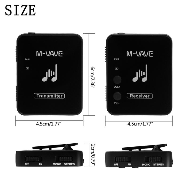 Wireless In Ear Monitor System Studio Equipment Professional System Transmitter Guitar System With Rechargeable Battery
