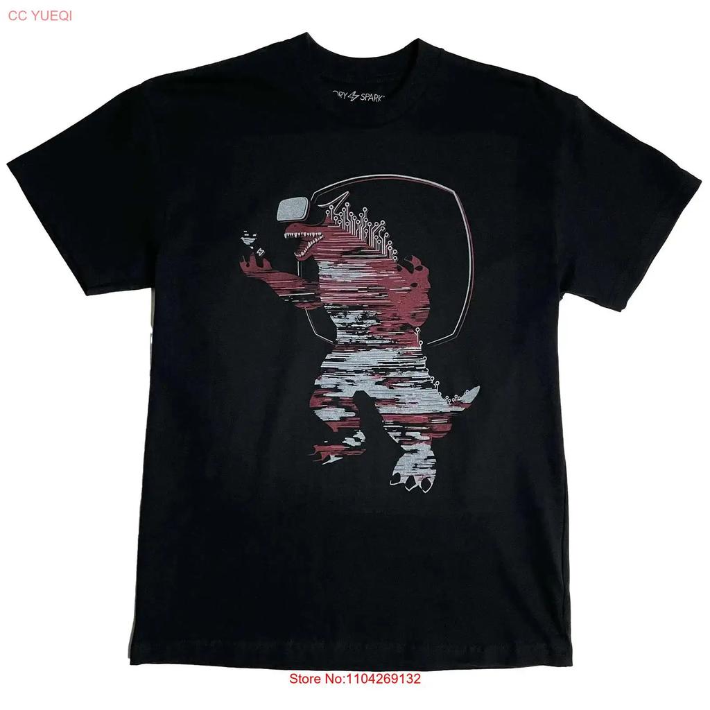 Mixed Reality Heavyweight T Shirt Vintage Streetwear Comfortable Graphic Top For Everyday Wear Homme Breathable Stylish