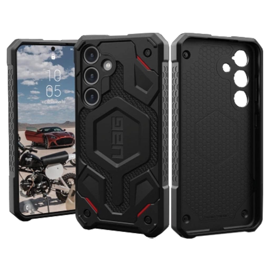 Etui Uag Monarch Pro Do Samsung Galaxy S24 Z Modułem Magnetycznym - Czarny Kevlar