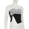 Mesh Flower Lace Tube Tops Slim Fit Women Camisole Fashion Sweet Lace Vest  Streetwear