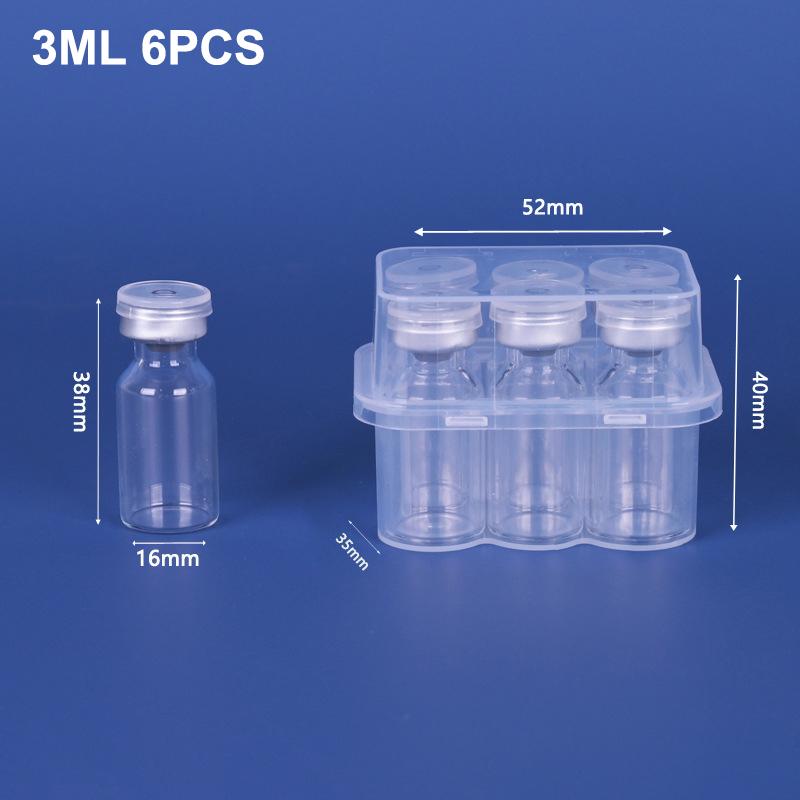 

5PC 3/5/7/10mL Vial Storage Case Stackable Plastic Microtube Laboratory Vial Storage Box Clear Freezer Tube Box Diabetic Supplie