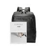 Genuine Leather Men's Large Capacity Backpack - European & American Style, Outdoor Cowhide Business Travel Computer Bag