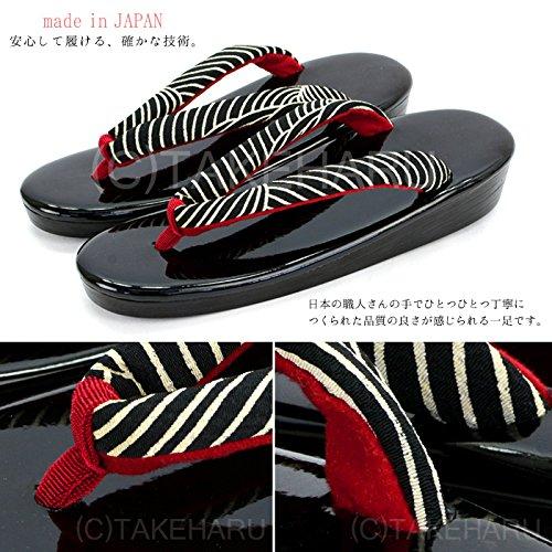 Emaljsandaler för Made in Urethane Emalj M Saaya Shape [Takeharu] Dam, Japan, Svart, Sula, Sandaler, 3,5 cm Typ, Storlek, (Sa)