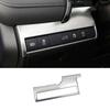 For Toyota Camry 2018- Silver Steel Function Headlight Control Button Frame
