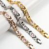 Magnetic Bracelet for Women Man Rose Gold Color Stainless Steel Energy Germanium Hematite Hand Bracelets Ladies Jewelry