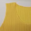PLEATS PLEASE Yellow PP71-JH116 Polyester Sleeveless Dress Dress 3 yellowUsed