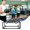 Dumbbell Stand, Holds 2 Dumbbells, 50kg Weight Capacity, Reinforced Steel, Compact, Compatible with Various Dumbbell Sizes, for Home & Gym Use (Black)