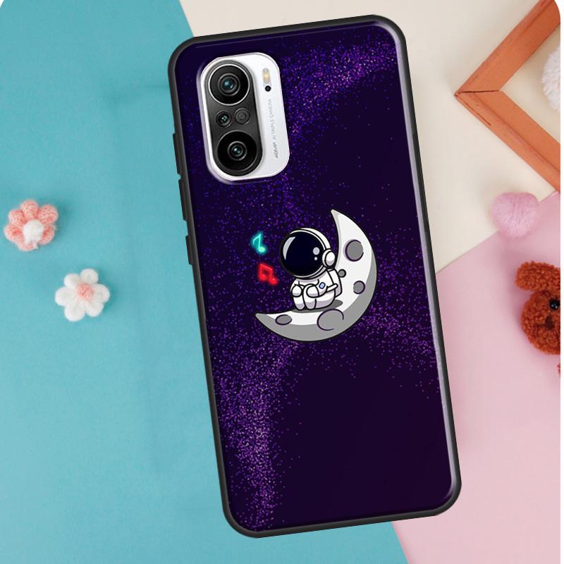 Raumästhetische Spaceman Astronaut Hülle für Xiaomi Mi 11T 12 Pro 12X Mi 11 Lite Ultra Cover für POCO X3 Pro X4 GT M3 M4 F3