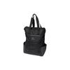 Adidas Drawstring Large Capacity Two-In-One Tote Bag Shopping Backpack Unisex Tote Bag Black HC7206