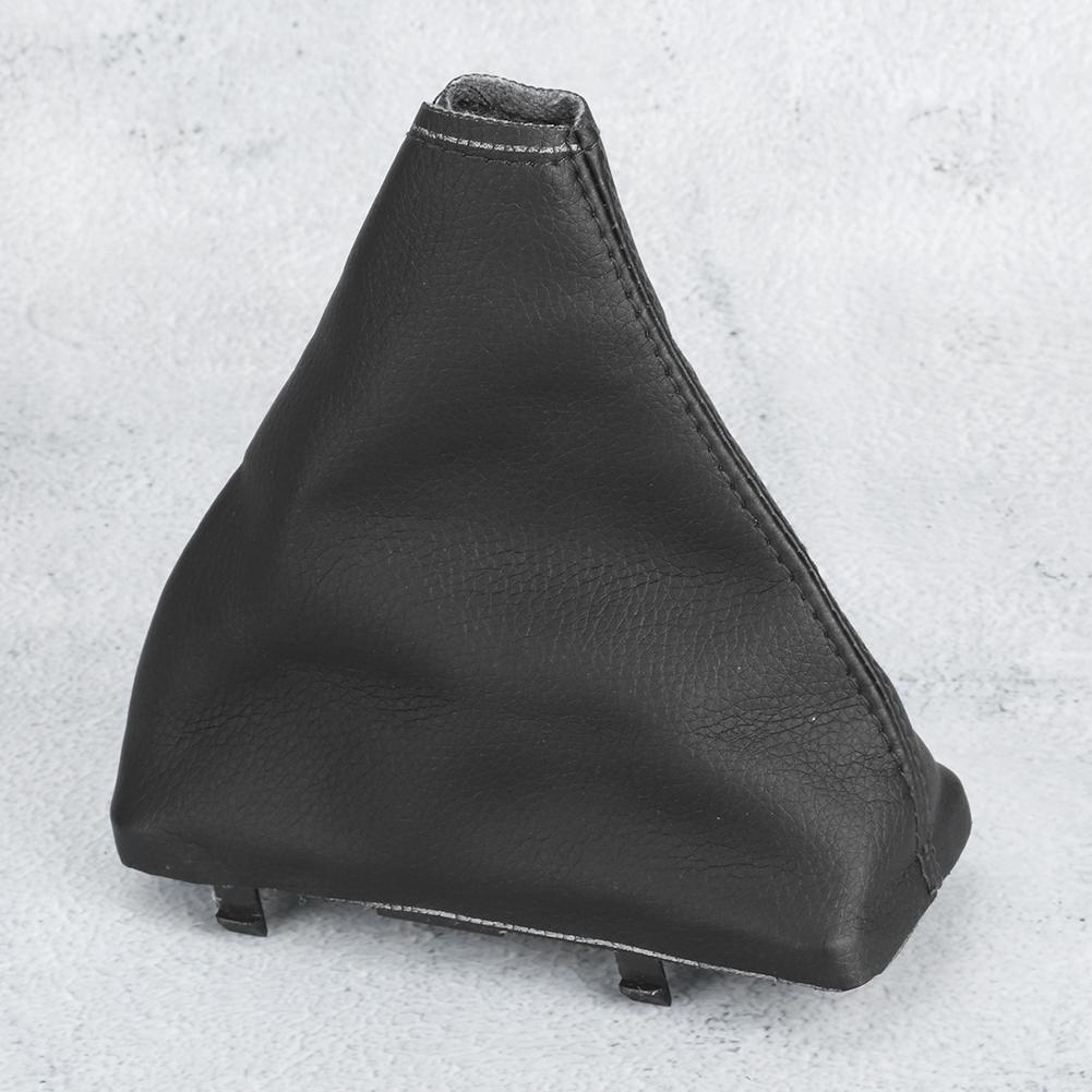 Gear Knob Boot Auto Transmission Handle Cover Black Stitches with Mounting Base 8R2Z7210AA Fit for Ford Falcon FG FGX