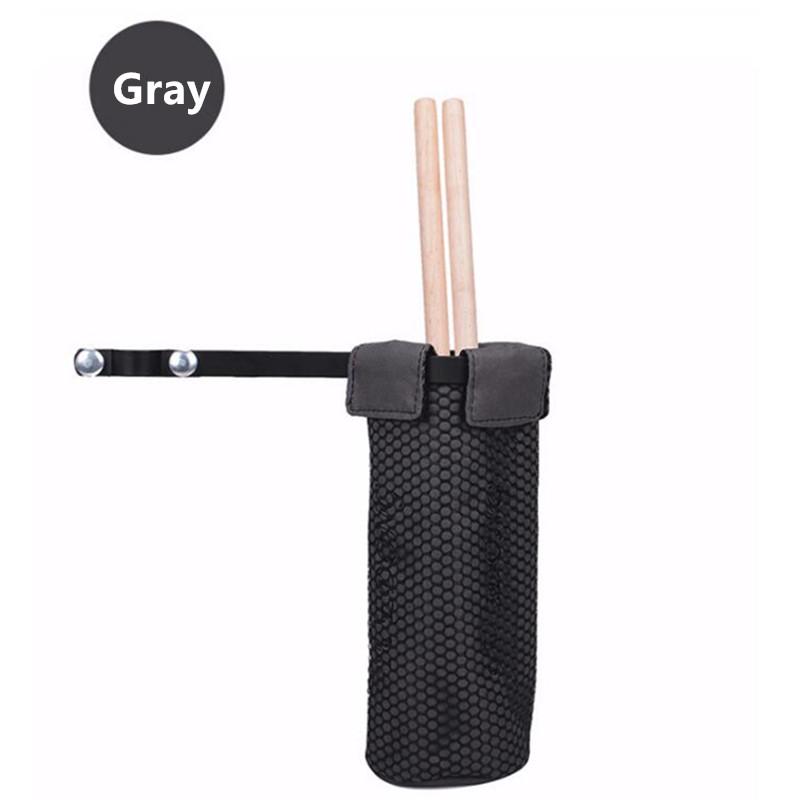 

Портативная однотонная сетчатая сумка-держатель для барабанных палочек, водонепроницаемая сумка для хранения барабанных палочек с подвесным ремнем