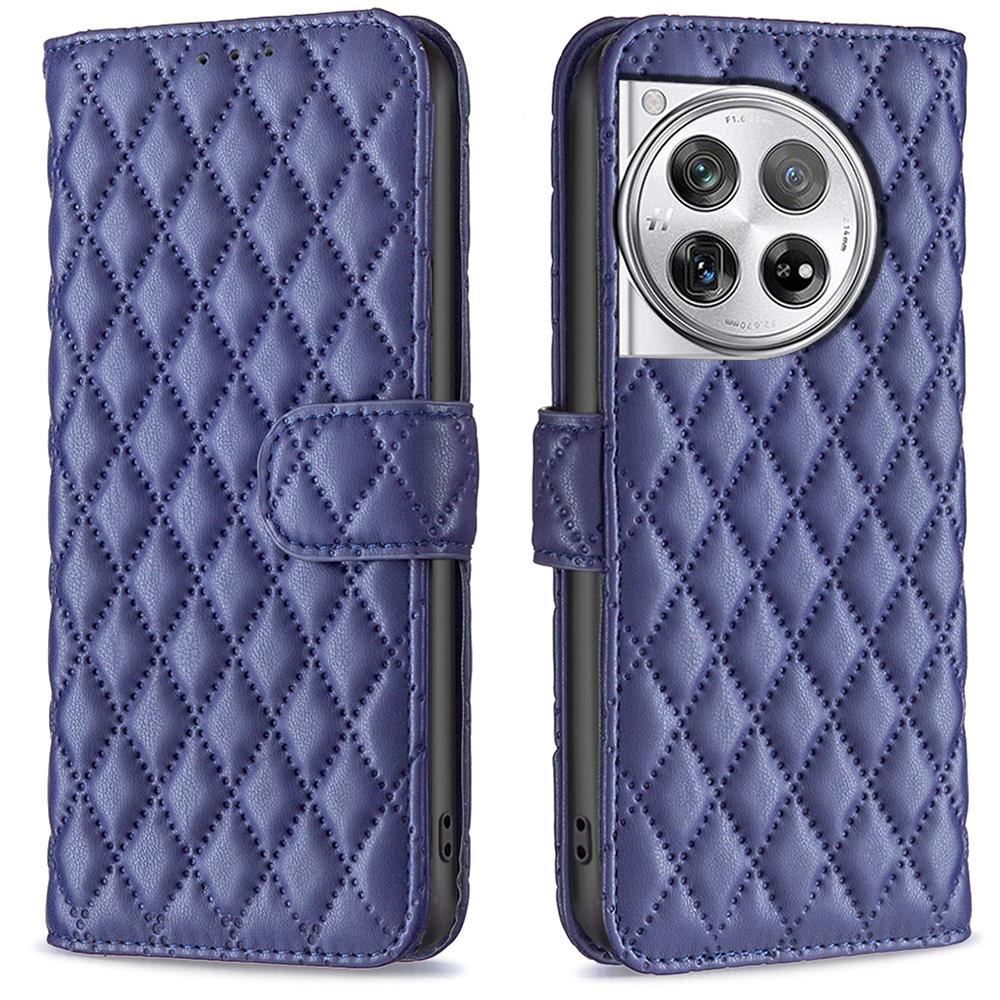 BINFEN COLOR BF Style-14 For OnePlus 12R 5G/Ace 3 5G Case PU Leather Stand Shockproof Protective Phone Cover
