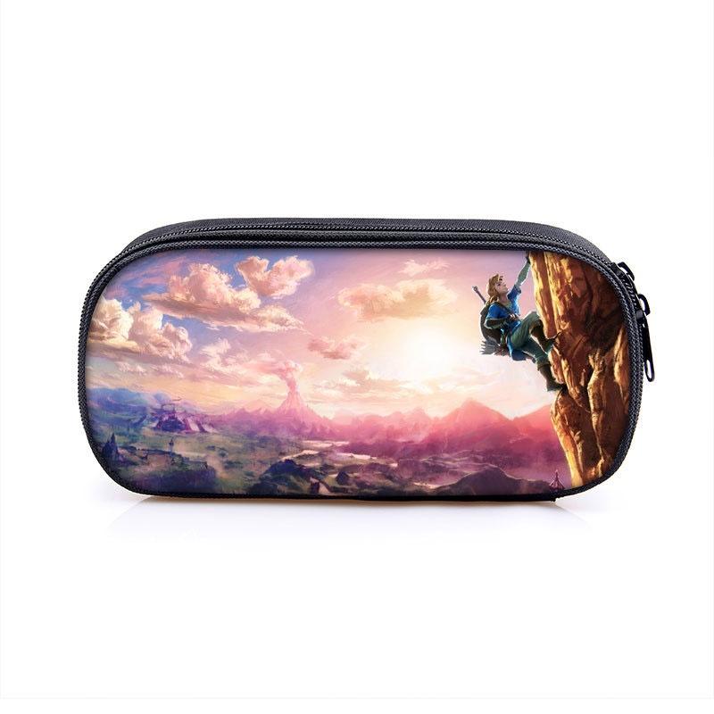 Legend Of Zelda Kingdom Tears Cartoon Pencil Case Durable And Breathable Polyester Material