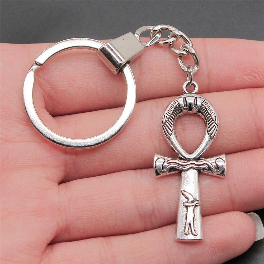 30mm Keychains Bat Cross Skull Vintage Jewelry Supplies QY006