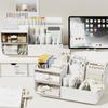 Multifunctional Desktop Storage Organizer with Drawers Cosmetics Organizer  Office Supplies