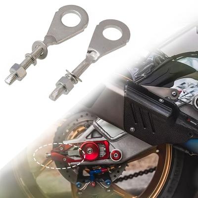 1 Pair Rear Chain Adjuster Tensioner Set Anti-compression Wear-resistant Iron Professional