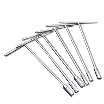Llave de tubo tipo T, 8 tamaños, hexagonal, multifuncional, manual, herramienta de reparación desmontable