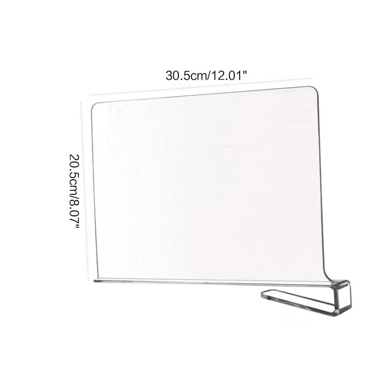 Closet Shelves, Shelf Dividers, Clear Acrylic Shelf Divider for Closets Wardrobe
