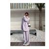 Women's Fashionable Slimming Loose-Fit Two-Piece Suit Jacket - Korean Style for Spring/Autumn 2026