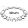 Shi Family Exquisite Purple Octagonal Rhinestone Necklace & Choker Bracelet Set