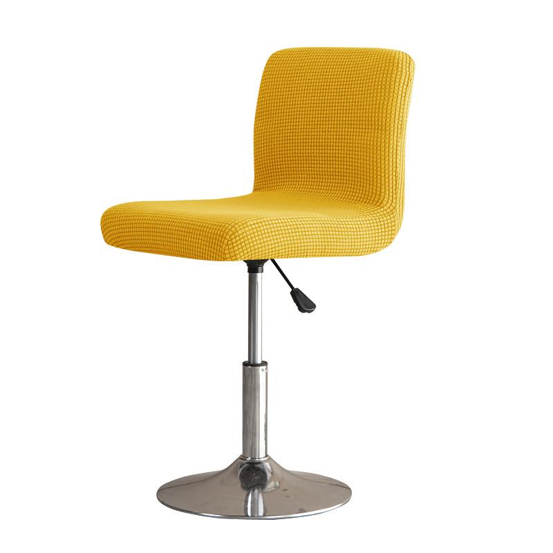 Bar Stool Cover Polar Fleece Armless Chair Cover Low Back Swivel Chair Covers Office Rotating Lift Chair Covers Dining Protector