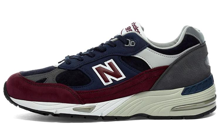 

991 New Balance Made in England Navy Burgundy M991RKB 42.5