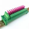 12 Position DIN Rail Mount DC Power Fuse Distribution Strip Module Terminal Block